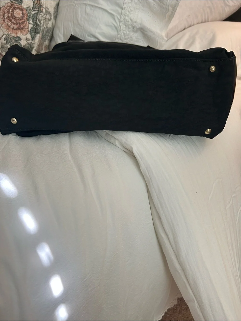Kipling Black nylon laptop tote